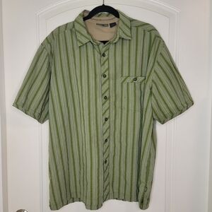 REI Green Striped Men's Shirt